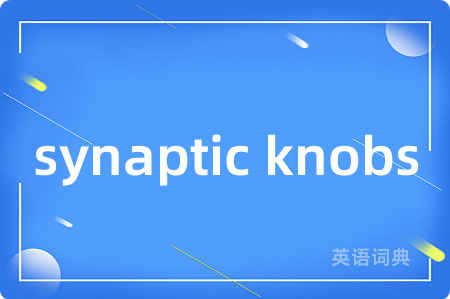 synaptic knobs